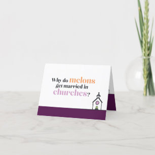 Cartão De Agradecimento Engagement Card Can't Elope