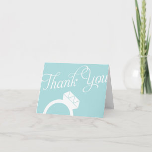 Cartão De Agradecimento Engagement Ring Thank You Cards