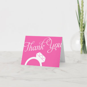 Cartão De Agradecimento Engagement Ring Thank You Cards