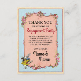 Cartão de Agradecimento Engajamento Coelho da Terr