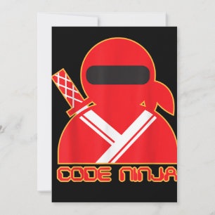 Cartão De Agradecimento Engenheiro de Codificação de Computadores Ninja 
