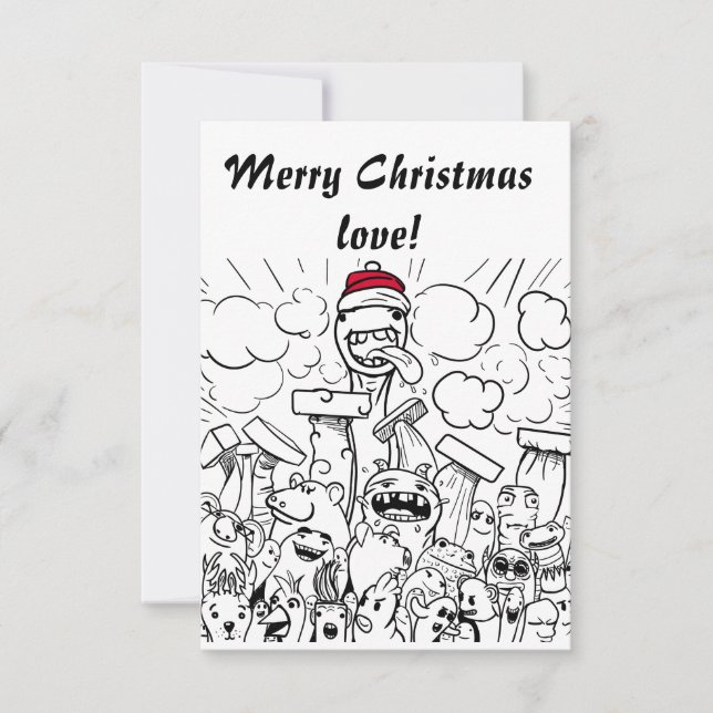 Cartão De Agradecimento  Engraçado (Frente)