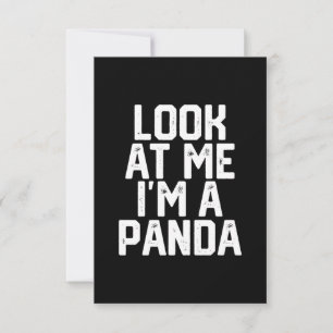 Cartão De Agradecimento Engraçado Panda Olhem Para Mim, Sou Um Panda