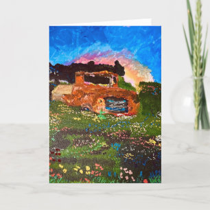 Cartão De Agradecimento "Enrolador no Jardim"