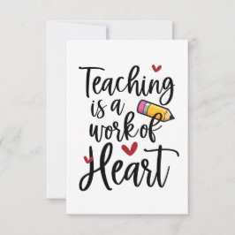 Cartão De Agradecimento Ensino é uma obra de apreciação de professor de co