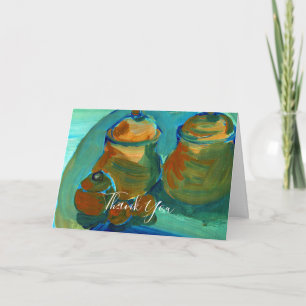 Cartão De Agradecimento Envie Sua Pintura   Transforme Imagem de Arte Pers