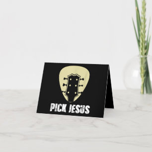 Cartão De Agradecimento Escolha Jesus Músico Religioso Presente Ideia Vio