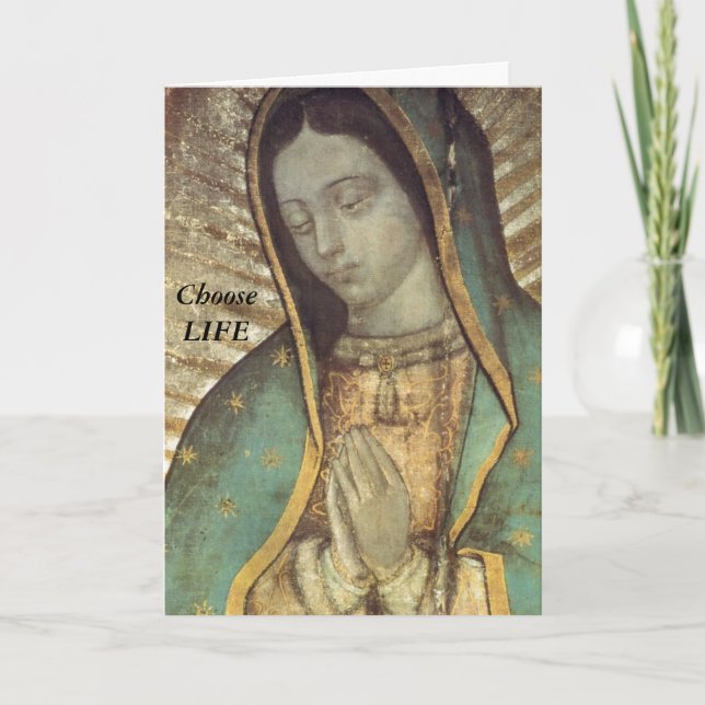 Cartão De Agradecimento Escolher LIFE (Frente)