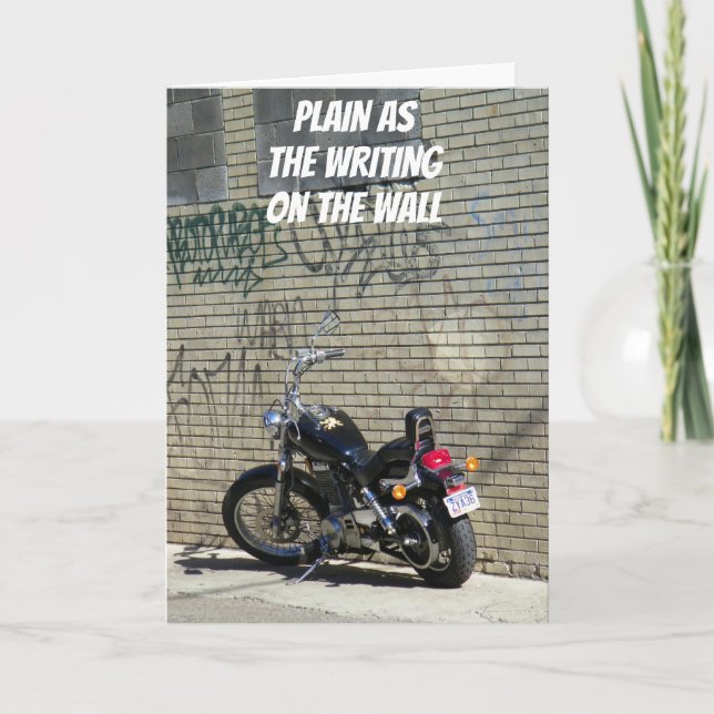 CARTÃO DE AGRADECIMENTO ESCREVENDO NOS OBRIGADOS DE PAREDE! (Frente)