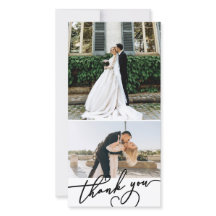 Escrita Encantadora Obrigado 2 Fotos De Casamento