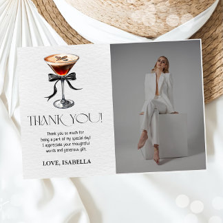 Cartão De Agradecimento Espresso Martini Tini Bit Older Birthday Photo