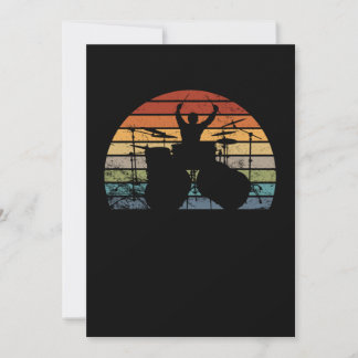 Cartão De Agradecimento Estou tocando os tambores