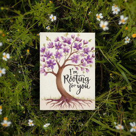 Cartão De Agradecimento Estou torcendo por você.