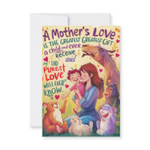 "Eternal Love: Dia de as mães Greeting Card Collec