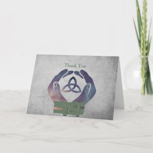 Cartão de Agradecimento Eternity Handfasting