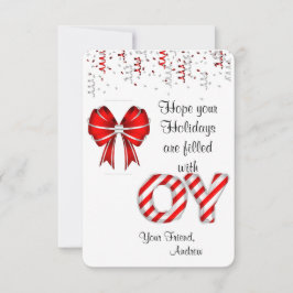 Cartão De Agradecimento Etiquetas para presentes para portadores de canas 