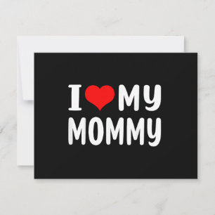 Cartão De Agradecimento Eu Amo Minha Mamãe Engraçado para Mãe Mamãe