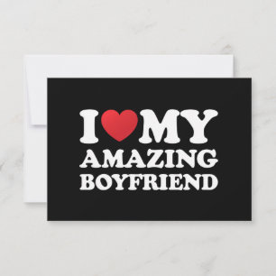 Cartão De Agradecimento Eu Amo Minha Namorado Incrível Eu Corto Meu Bf Que