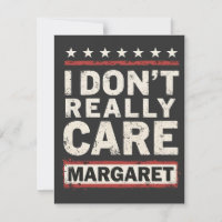 Eu não me importo com Margaret J.D. Vance VP Humor