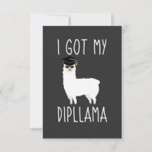 Eu Peguei Minha Graduação De Dipllama Llama Pun