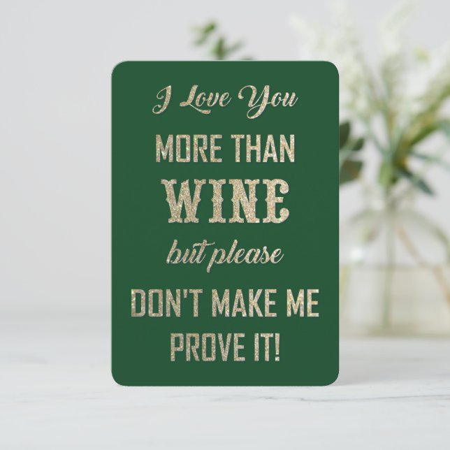 CARTÃO DE AGRADECIMENTO EU TE AMO... (Em pé/Frente)