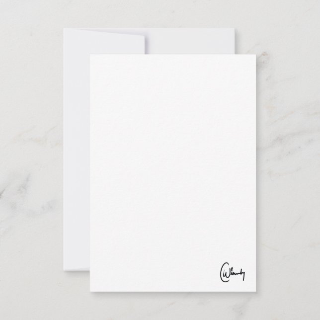 Cartão De Agradecimento Eu te amo mais que uma caneca de café (Verso)