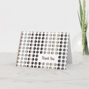 Cartão De Agradecimento Euro Retro