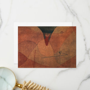 Cartão De Agradecimento Evolução Aviária de Paul Klee