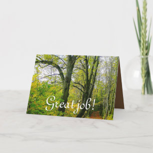 Cartão De Agradecimento Excelente Cargo Personalizar Destino De Folha De F