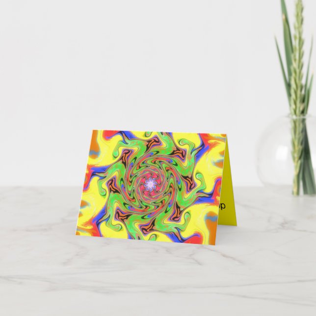 Cartão De Agradecimento F133D1-Placa-Espelho-Je voulais juste vous présent (Frente)