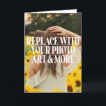 Cartão De Agradecimento Faça seu próprio código QR na placa traseira<br><div class="desc">Fácil tornar seu próprio código QR personalizado no cartão de saudações de retorno,  disponível em 3 tamanhos de Ricaso - alterar a imagem de fundo - adicionar texto - para editar mais,  incluindo estilo de texto,  cor etc - clique em personalizar,  role para baixo e selecione personalizar mais</div>