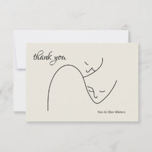 Cartão de Agradecimento Faces