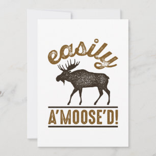 Cartão De Agradecimento Facilmente A’Moose’D