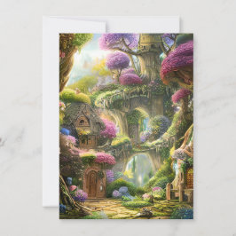 Cartão De Agradecimento Fairyland Forest Graphic