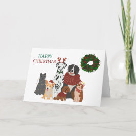 Cartão De Agradecimento Família de cães e gatos