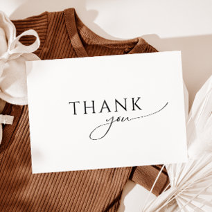 Cartão De Agradecimento Fantasia de Babyshower Unissex Plano