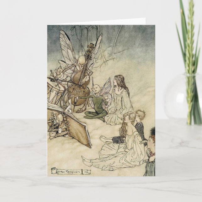 Cartão De Agradecimento Faries (Frente)