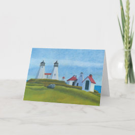 Cartão De Agradecimento Faróis De Rede Antigos