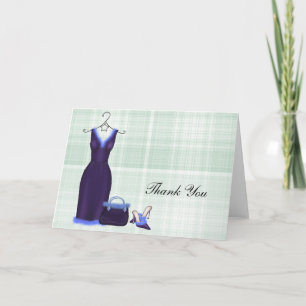 Cartão De Agradecimento Fashion Thank You (Purple)