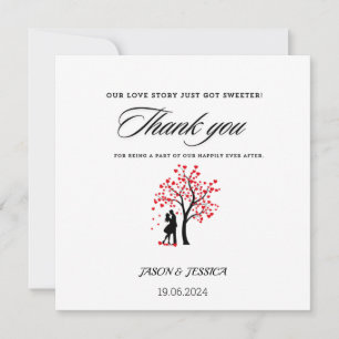 Cartão De Agradecimento Favor De Casamento Obrigado Marca Personalizada