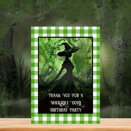 Cartão De Agradecimento Feiticeira Pintada De Boa Vergonha