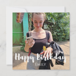 Cartão De Agradecimento Feliz aniversário