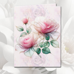 Cartão De Agradecimento Feliz aniversário