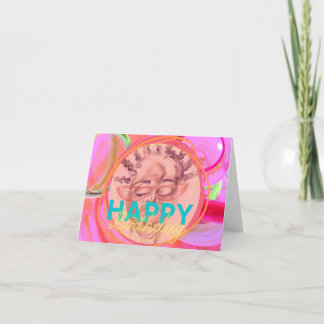 Cartão De Agradecimento Feliz aniversário