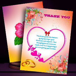 Cartão De Agradecimento Feliz aniversário de 25