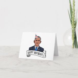 Cartão De Agradecimento Feliz Aniversário De Barack Obama