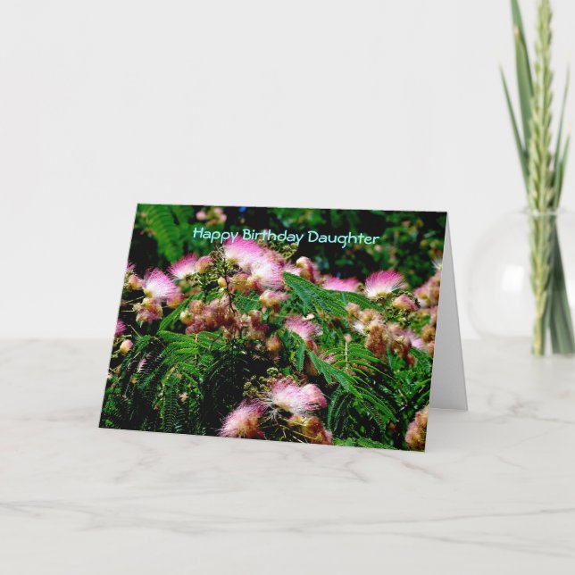 Cartão De Agradecimento Feliz Aniversário Filha (Frente)