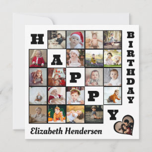 Cartão De Agradecimento Feliz Aniversário Personalizado 21 Oferta de Colag
