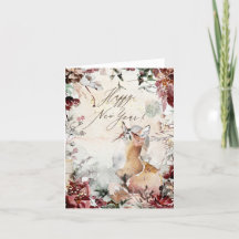 Feliz ano novo raposa