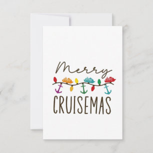 Cartão De Agradecimento Feliz Cruisemas Correspondência Familiar de Cruise